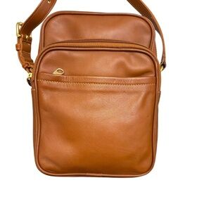 Coach international travel bag #0511 in British Tan leather unisex